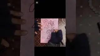 special ArT work for new year 🕛🎊#trending #viralvideo #foryou #2025 #fyp #art #floral #paint #artist