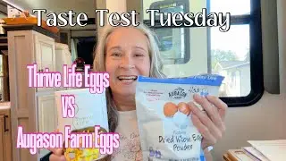 Taste Test Tuesday Thrive Life Eggs vs Augason Farm Eggs | Which egg reigns supreme?