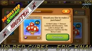 Monster Squad | 110 Red Cubes Epic Final | Jinister
