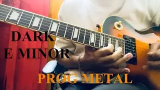 E Minor Modern Progressive Metal Guitar Solo | Heavy Rhythm & Dark Groove.