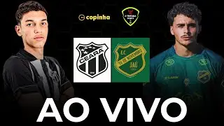AO VIVO: CEARÁ X XV DE JAÚ | OITAVAS DE FINAL DA COPINHA - 16/01/2026
