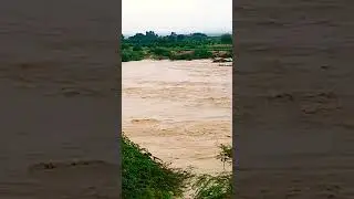 malir river record water highway rain #river #rain #viral #record #rainwater #karachi