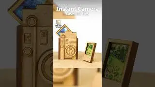 Instant Camera Laser cut files