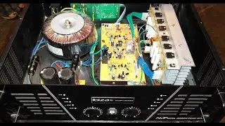 شاهد عملية إصلاح مضخم الصوت - Repair the amplifier ibiza