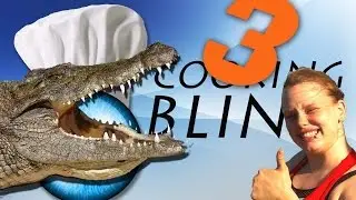 Cooking Blind - Episode 3: Ros&eacute; pepper crocodile with bulgur, mini pizzas & chocolate mousse