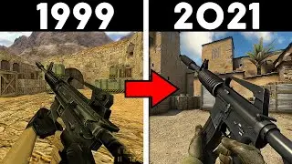 EVOLUÇÃO INCRÍVEL DO COUNTER STRIKE