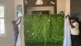 Grass Wall Backdrop - Adjusting height of backdrop