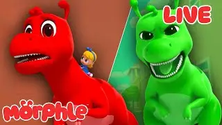 🔴 Top Morphle Episodes Livestream: Robots, Dinosaurs & Animal Learning Fun! 🦖