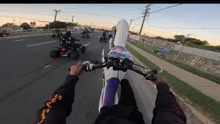 RIDING THROUGH DC I ALMOST GOT HIT!