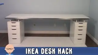 New Home Office Ikea Desk Hack