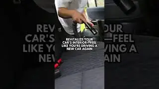 Nothing beats the feeling of a clean car interior! 🚗
