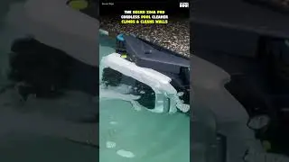 Cordless pool cleaner that climb walls
