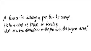 Optimization Word Problems 1