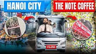 ☕ Exploring Hanoi City & The Famous Note Coffee Caf&eacute; | Vietnam Travel Vlog 2025 🇻🇳