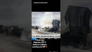 1 dead head on semi Crash!