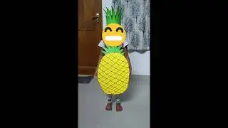 Pineapple 🍍 costume for kids #fruit dress for kids #pineapple dress 🍍