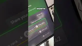 276k Xbox gamerscore in a WEEK is WILD