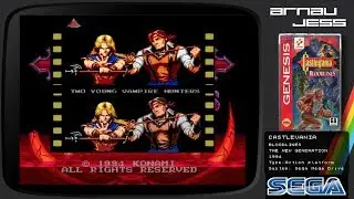 CASTLEVANIA Bloodlines HACK Sega MEGA DRIVE