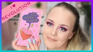 I Heart Revolution Love Spells Halloween Eye Shadow Palette | Makeup Revolution Testing & Swatches