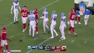 Kchewey Reacts to Lions VS Cheating Chiefs! | NFL Week 6