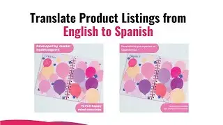 Translate from English to Spanish | Translate Product Images | Image Translation | ImageTranslate