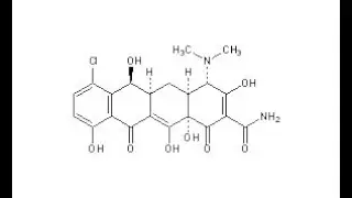 Demeclocycline; Chemical name, Molecular Formula, Molar mass, Chemical Structure