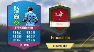 84 FERNANDINHO SBC CHEAPEST SOLUTION | FUTMas SQUAD BUILDING CHALLENGE | FIFA 17
