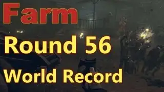 Farm Round 56 Solo World Record - High Round Strategy - Black Ops 2 Zombies (Gameplay/ Commentary)
