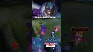 obsidian best build #mlbb #mobilelegends #mlbbhighlights #maniac