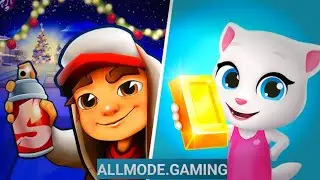 Subway Surfers vs Talking Tom Gold Run | Best Endless Runner Battle#subwaysurfers #games#tomgoldrun 