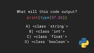 Do you know your Python data types? - Python Pop Quiz!