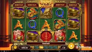Play'n GO - Temple of Wealth - Gameplay Demo