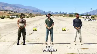 GTA 5 - MIGUEL MADRAZO vs JUAN STRICKLER vs PAVEL