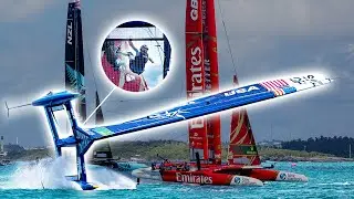 МАССИВНОЕ ОПРОКИДЫВАНИЕ | 5 МОРЯКОВ ЗА БОРТОМ на Bermuda SailGP