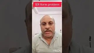 SIR form online problem 😭#ytshorts