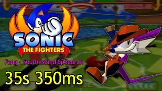 Sonic the Fighters Speedrun - Fang / South Island in 30s 350ms (Gamecube/SGC)