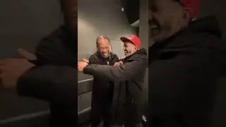 Кто ещё не видел продолжение видео нашей встречи с Xzibit'ом? Цените его реакцию на браслет ФСИН. 😄