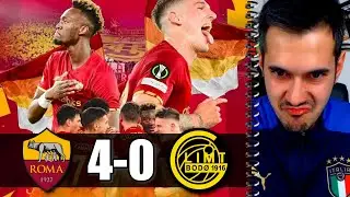 GIALLOROSSI SPETTACOLOSI 👏 ROMA-BODO/GLIMT 4-0