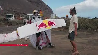 Wingsuit Foil &ndash; Soaring: Prada Linea Rossa Pushes Limits With Red Bull Athlete Peter Salzmann