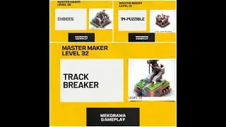 Mekorama Master Level 30 Choice Mekorama Level 31 1m- Puzzible and Level 32 Tower Breaker