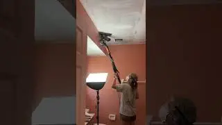 Popcorn ceiling removal is a NIGHTMARE
