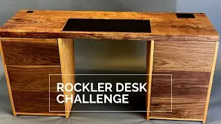 Rockler Desk Challenge With a Hidden Wireless Charger