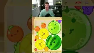 Давайте получим два арбуза в игре Suika