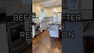 Satisfying Kitchen Renovation #beforeandafter #kitchenrenovation #kitchenorganization #coffeebar