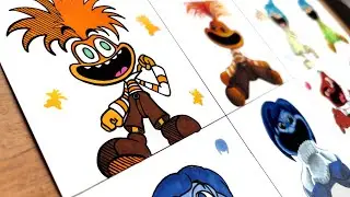 Drawing Inside Out 2 In Smiling Critters Style ( Inside Out x Poppy Playtime )