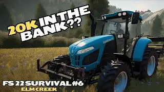 MOWING & TRANSPORT CONTRACTS TO EARN 20K - SHF Farming Simulator 22 Survival #6