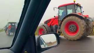 Vianočné a novoročné výjazdy traktorov - na šírku