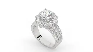 Jewelry 3D Rendering Service | 3D Jewelry | Studio Virtual Reality | Matrix | Rhino | Diamond 58