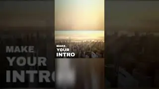 After Effects logo intro animation reveal-featuring a bold style template #shorts