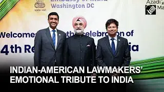American lawmakers of Indian origin give an emotional tribute to India on Republic Day